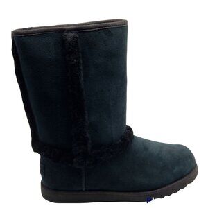 UGG Hadley II Tall Boot Water Proof Black Kids‎ Size 5 Style 1106835K